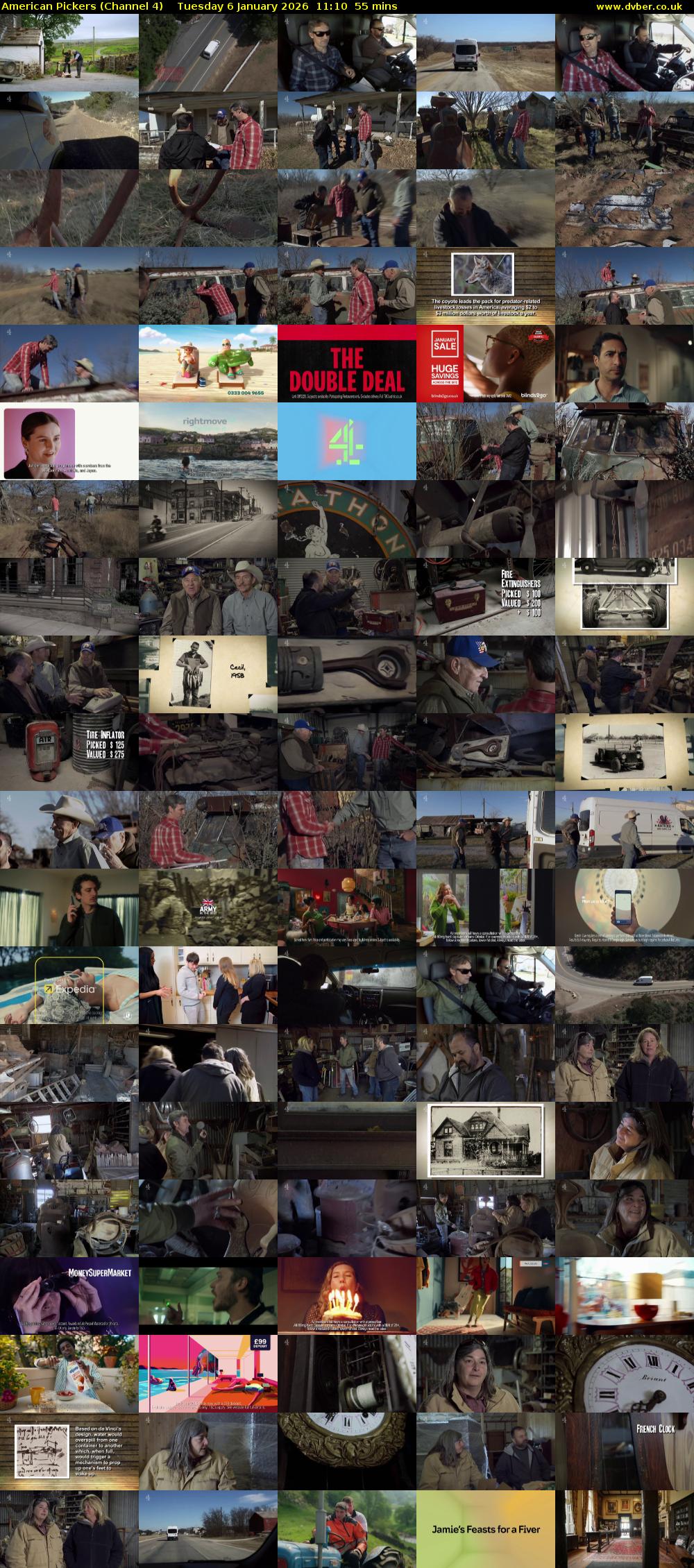 American Pickers (Channel 4) Tuesday 6 January 2026 11:10 - 12:05