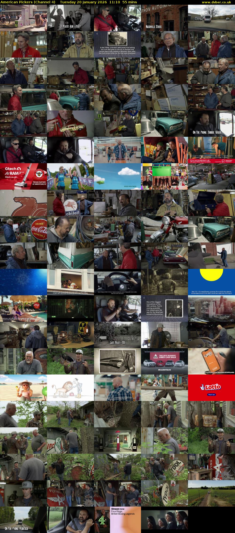 American Pickers (Channel 4) Tuesday 20 January 2026 11:10 - 12:05