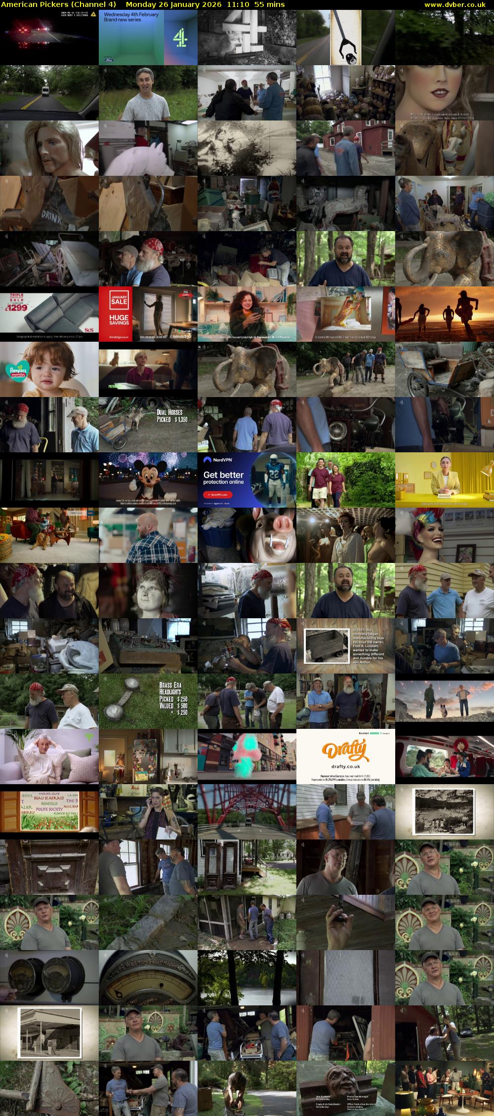 American Pickers (Channel 4) Monday 26 January 2026 11:10 - 12:05