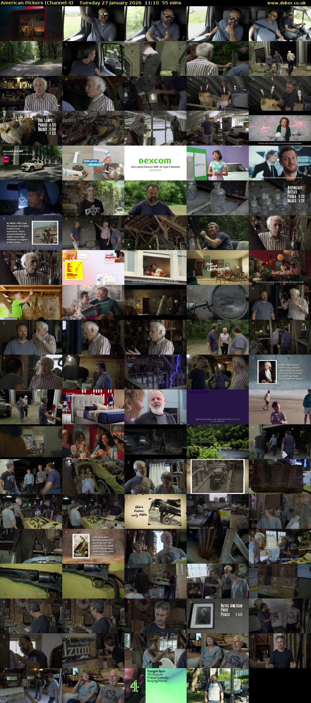 American Pickers (Channel 4) Tuesday 27 January 2026 11:10 - 12:05