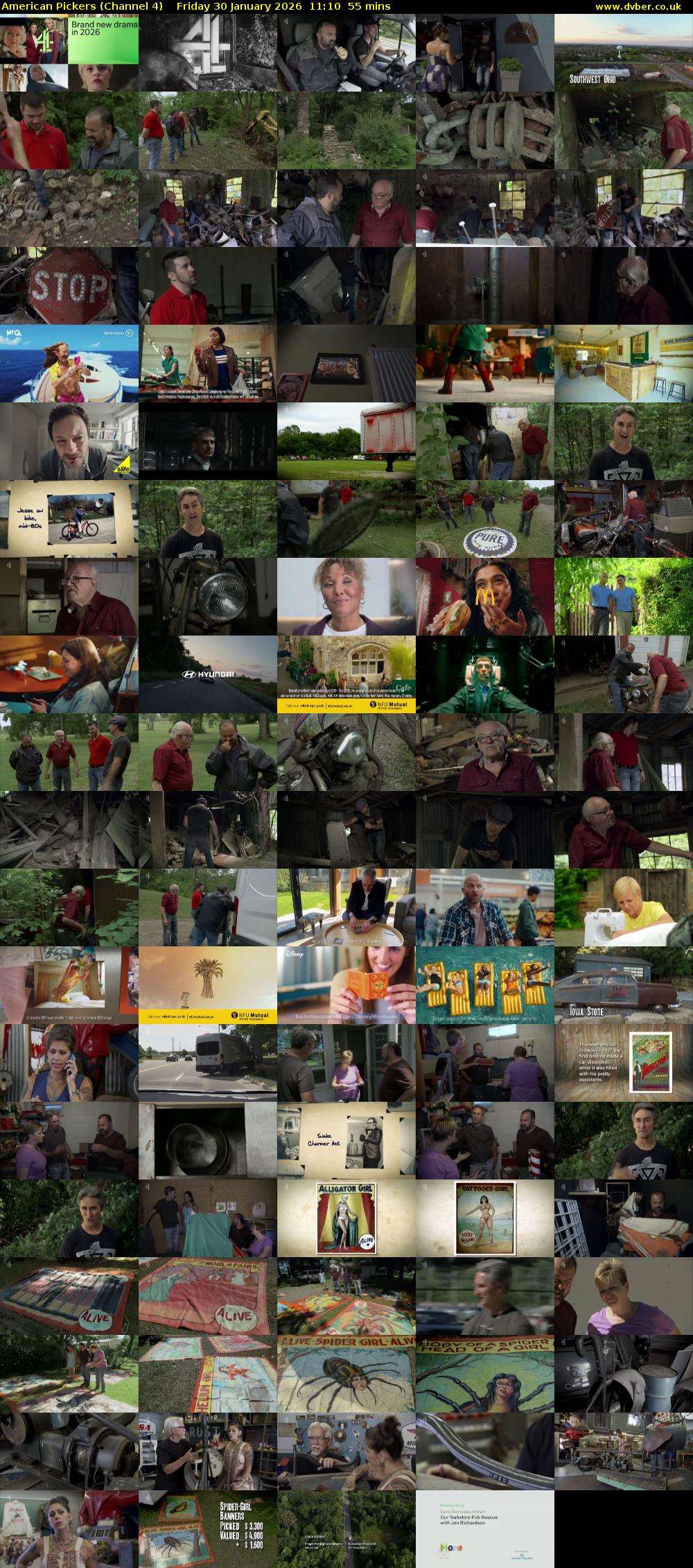 American Pickers (Channel 4) Friday 30 January 2026 11:10 - 12:05