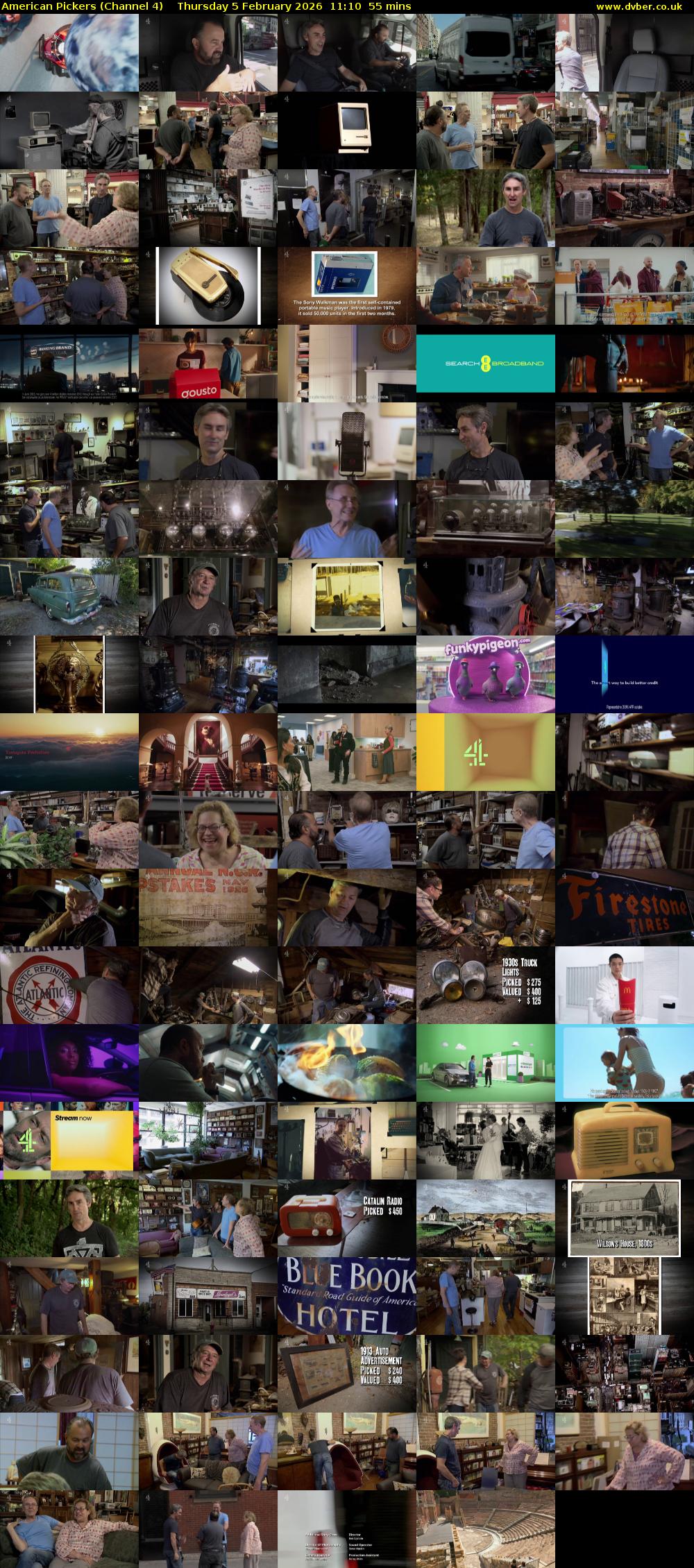 American Pickers (Channel 4) Thursday 5 February 2026 11:10 - 12:05