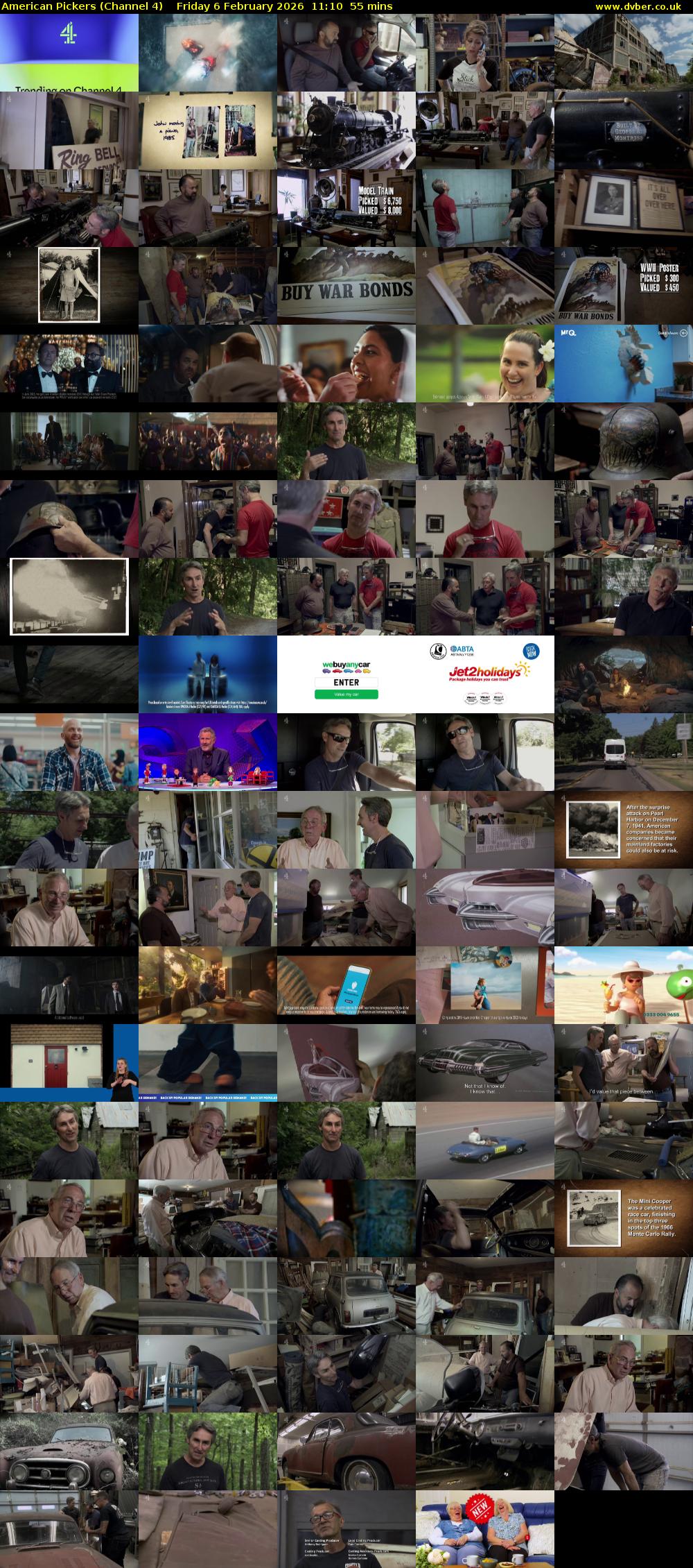 American Pickers (Channel 4) Friday 6 February 2026 11:10 - 12:05