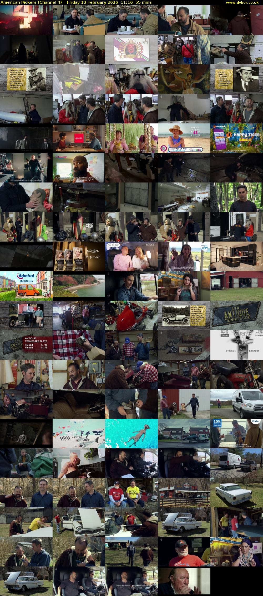 American Pickers (Channel 4) Friday 13 February 2026 11:10 - 12:05