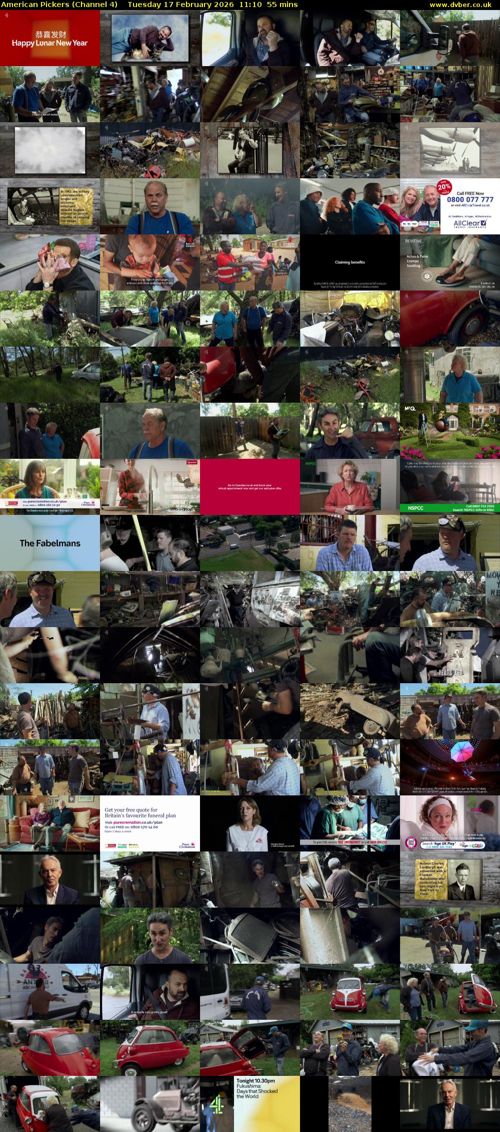 American Pickers (Channel 4) Tuesday 17 February 2026 11:10 - 12:05