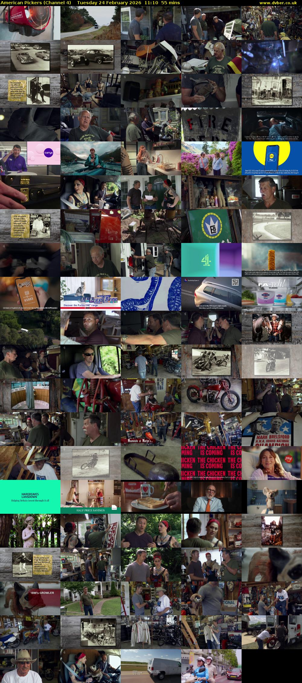 American Pickers (Channel 4) Tuesday 24 February 2026 11:10 - 12:05