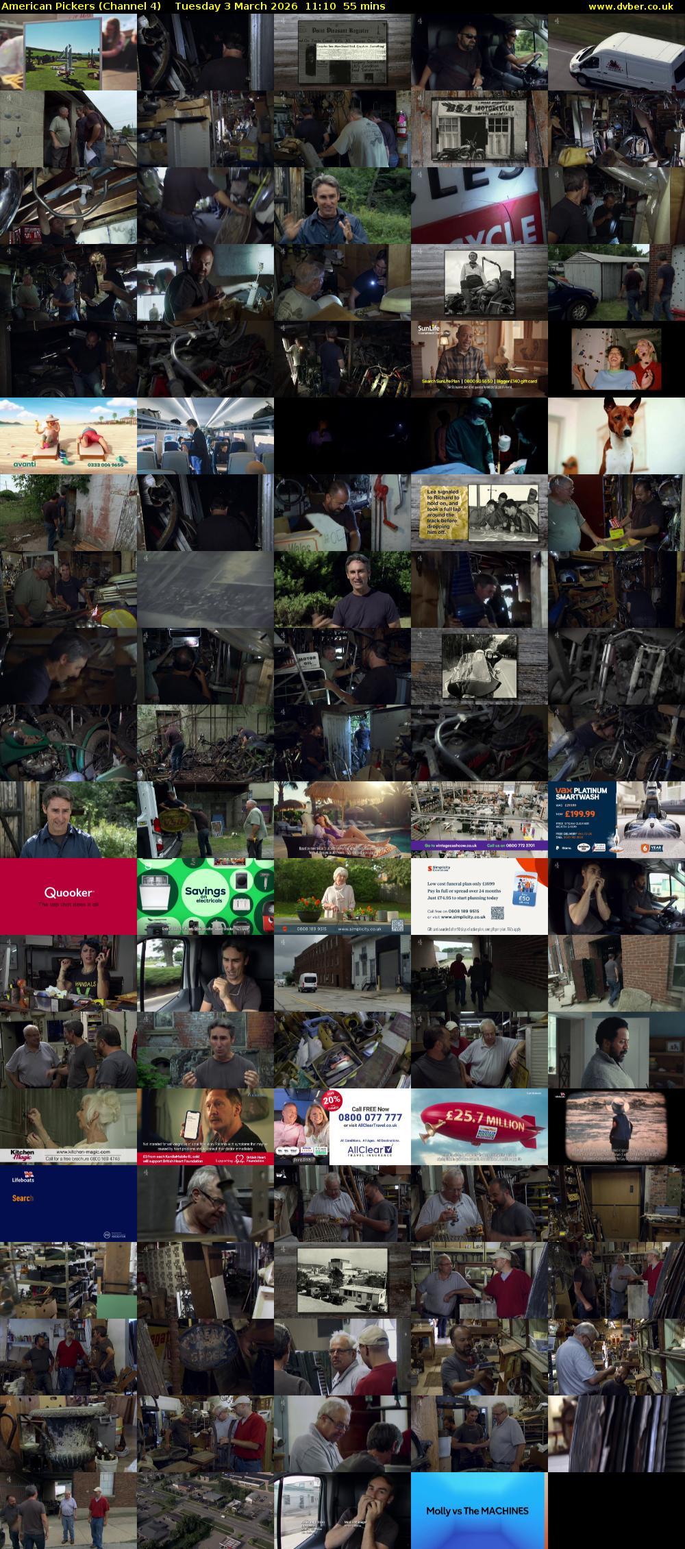 American Pickers (Channel 4) Tuesday 3 March 2026 11:10 - 12:05