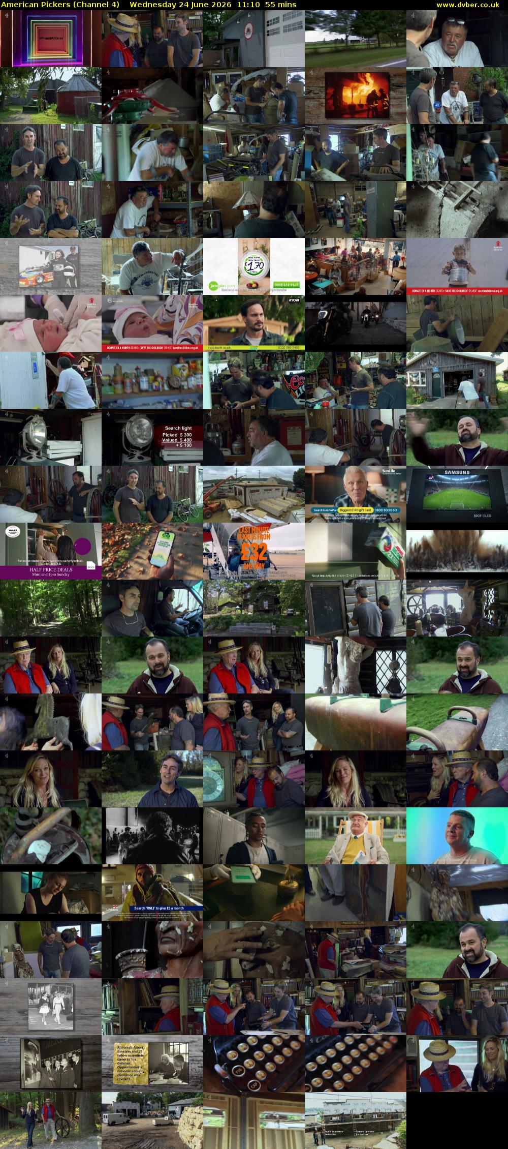 American Pickers (Channel 4) Wednesday 24 June 2026 11:10 - 12:05