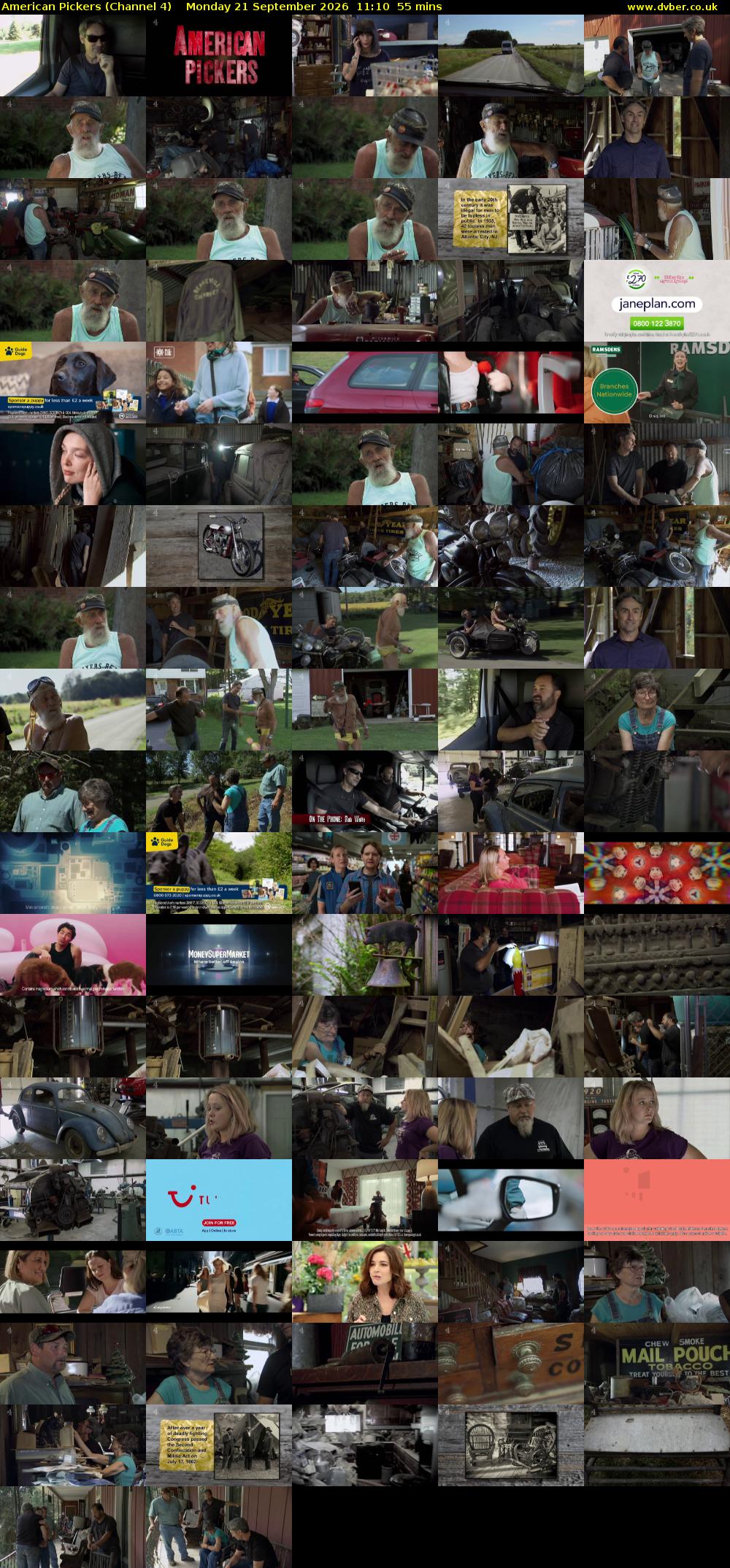 American Pickers (Channel 4) Monday 21 September 2026 11:10 - 12:05