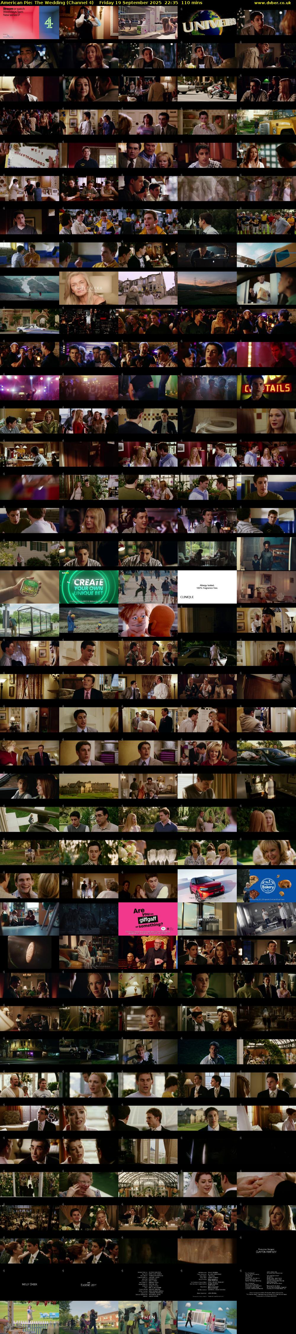 American Pie: The Wedding (Channel 4) Friday 19 September 2025 22:35 - 00:25