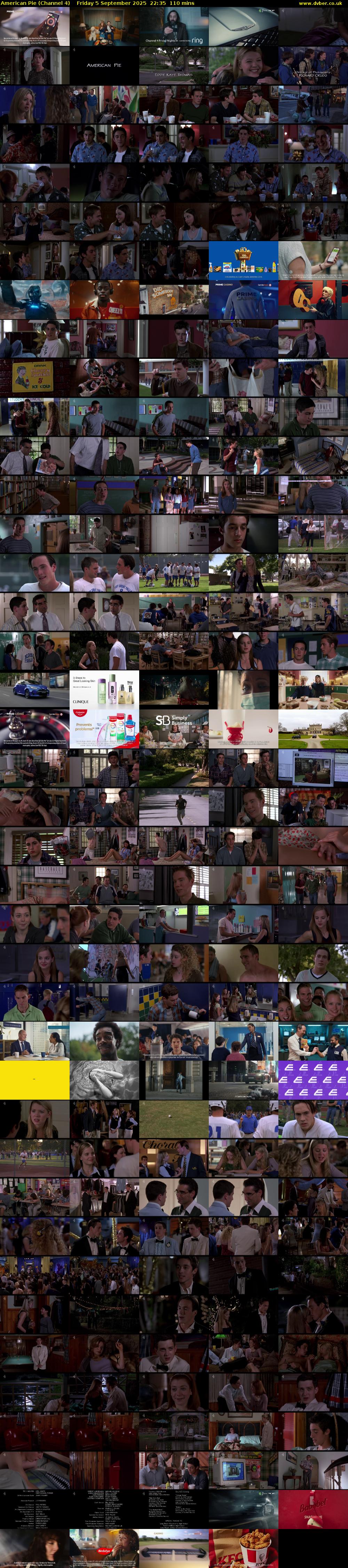 American Pie (Channel 4) Friday 5 September 2025 22:35 - 00:25