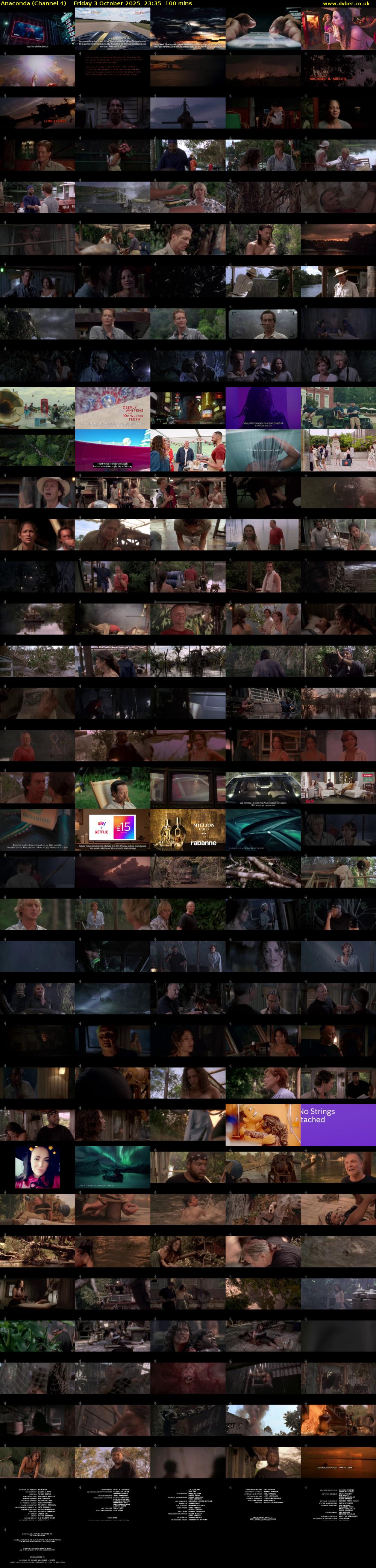 Anaconda (Channel 4) Friday 3 October 2025 23:35 - 01:15
