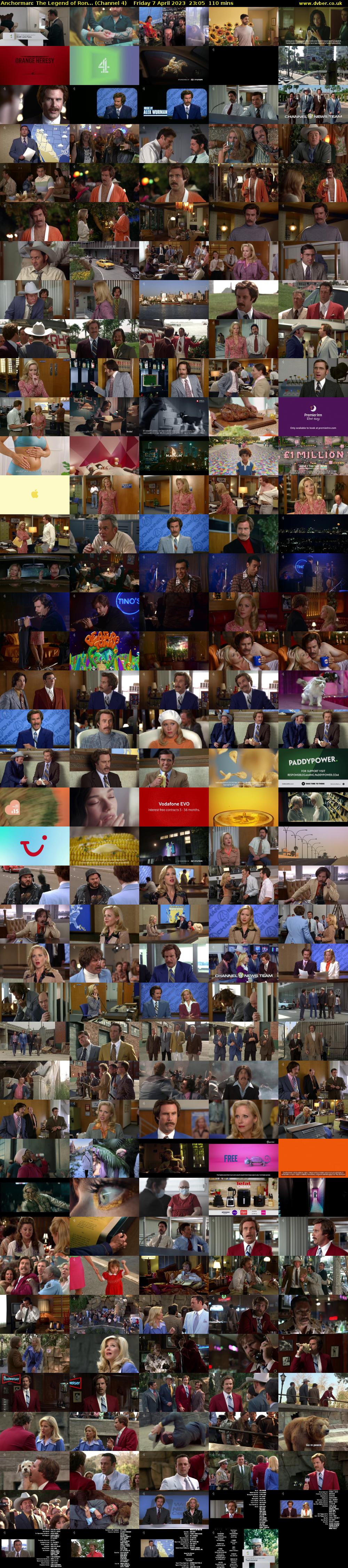Anchorman: The Legend of Ron... (Channel 4) Friday 7 April 2023 23:05 - 00:55