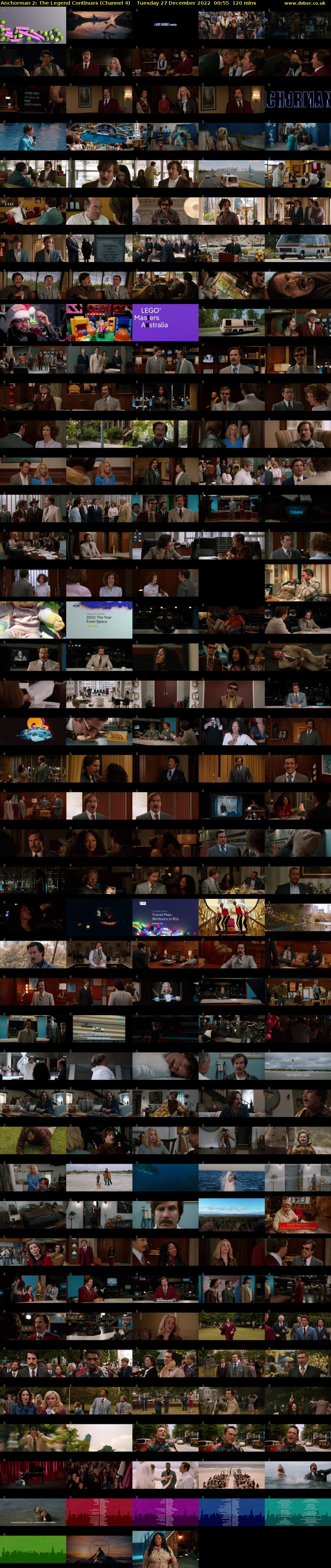 Anchorman 2: The Legend Continues (Channel 4) Tuesday 27 December 2022 00:55 - 02:55