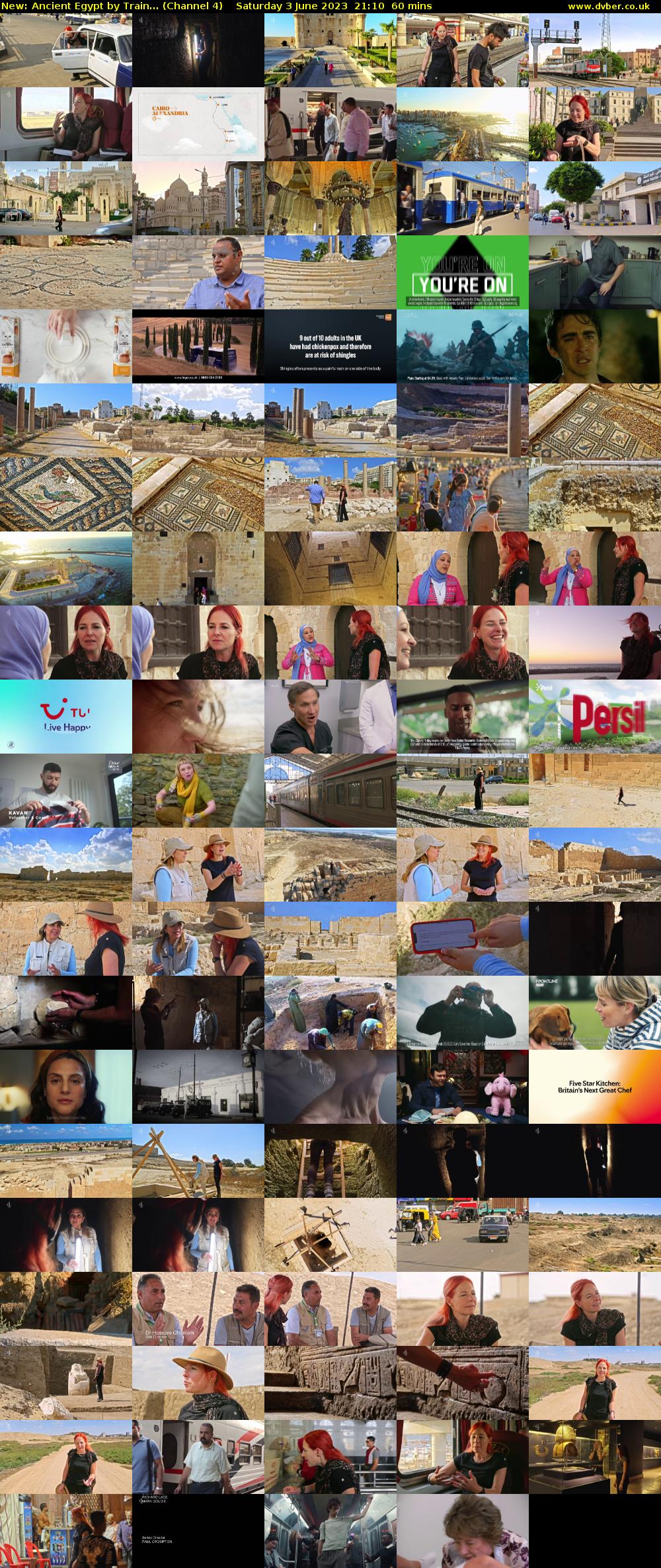 Ancient Egypt by Train... (Channel 4) Saturday 3 June 2023 21:10 - 22:10