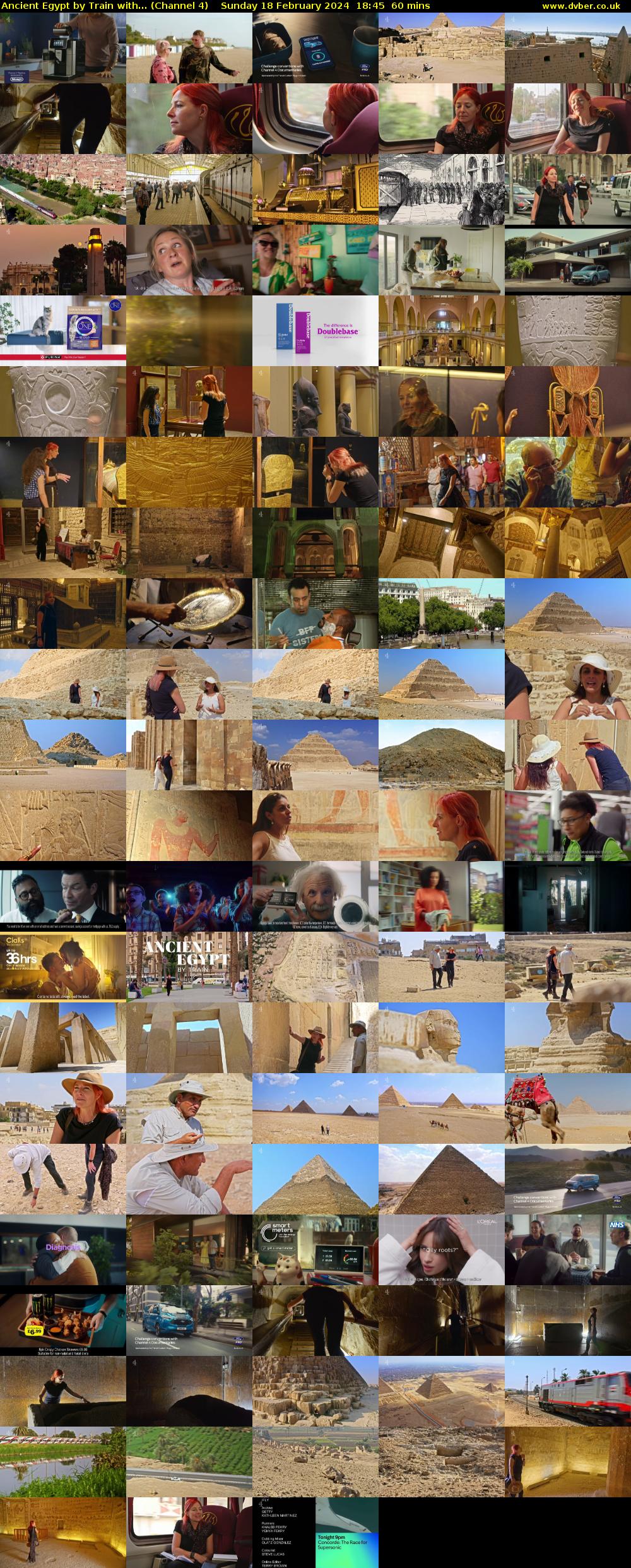 Ancient Egypt by Train with... (Channel 4) Sunday 18 February 2024 18:45 - 19:45