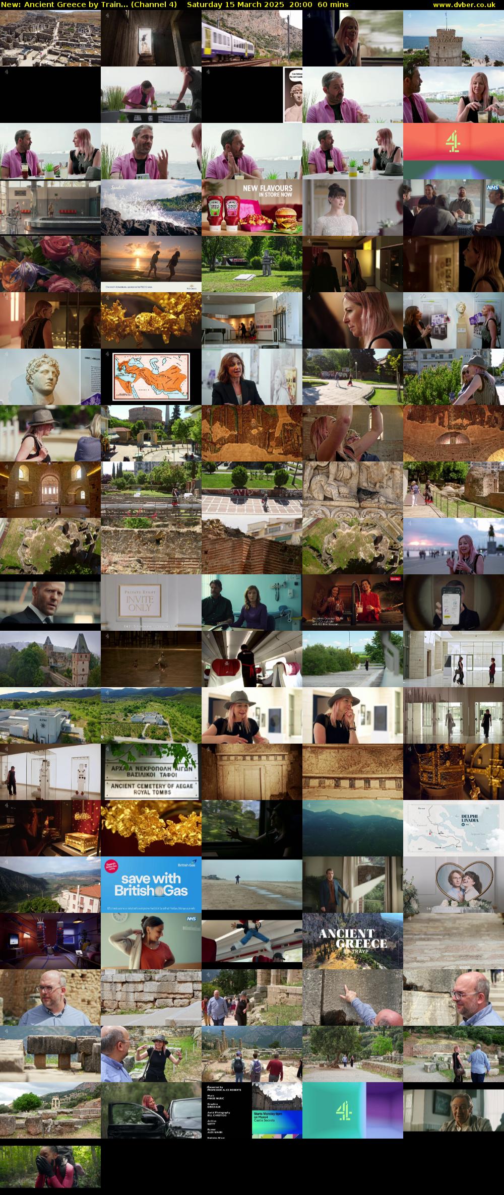 Ancient Greece by Train... (Channel 4) Saturday 15 March 2025 20:00 - 21:00
