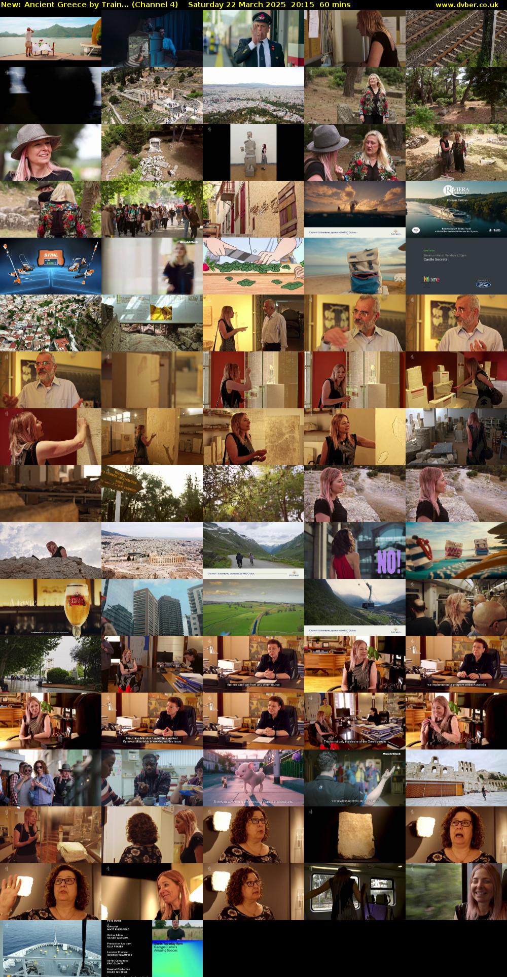 Ancient Greece by Train... (Channel 4) Saturday 22 March 2025 20:15 - 21:15