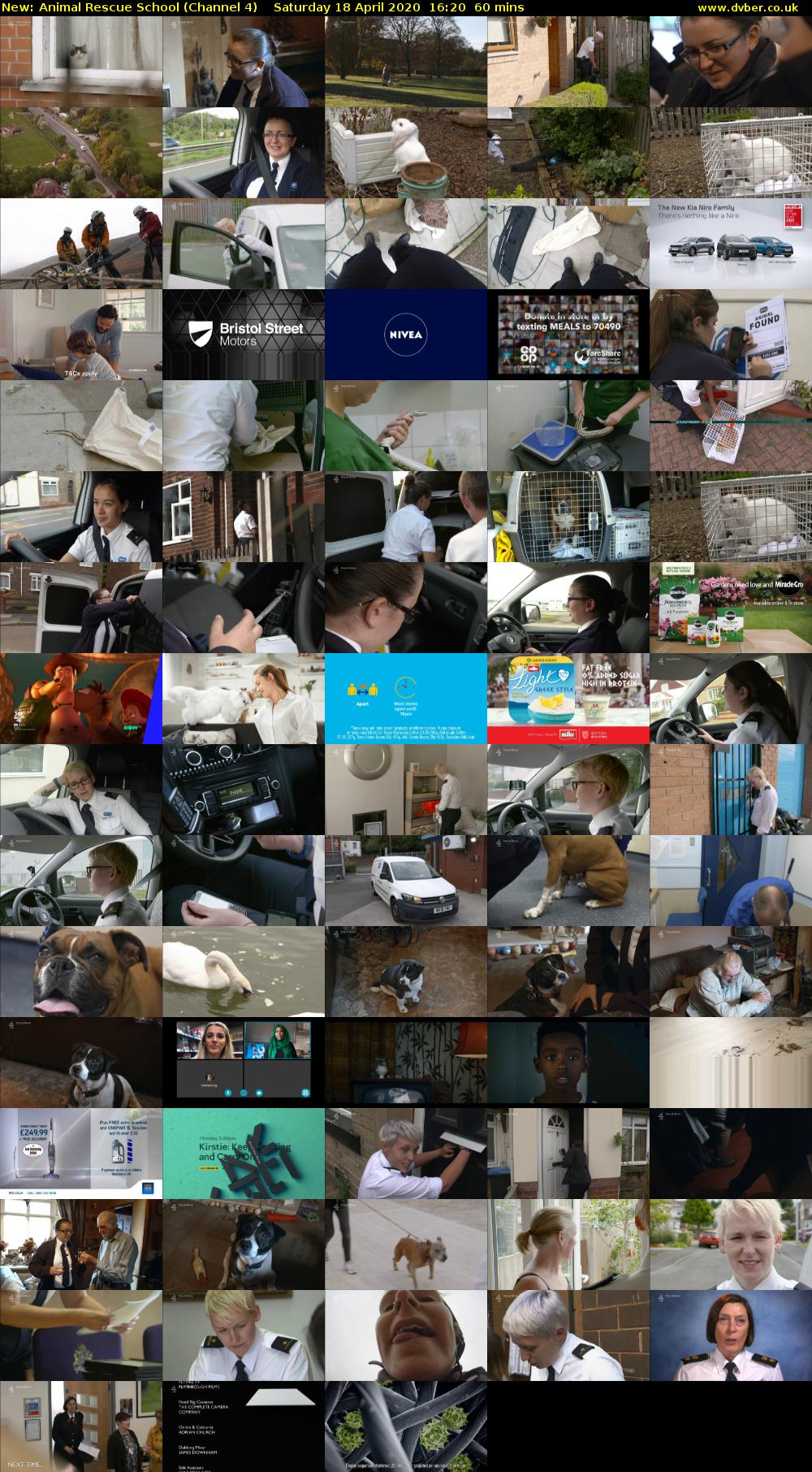 Animal Rescue School (Channel 4) Saturday 18 April 2020 16:20 - 17:20