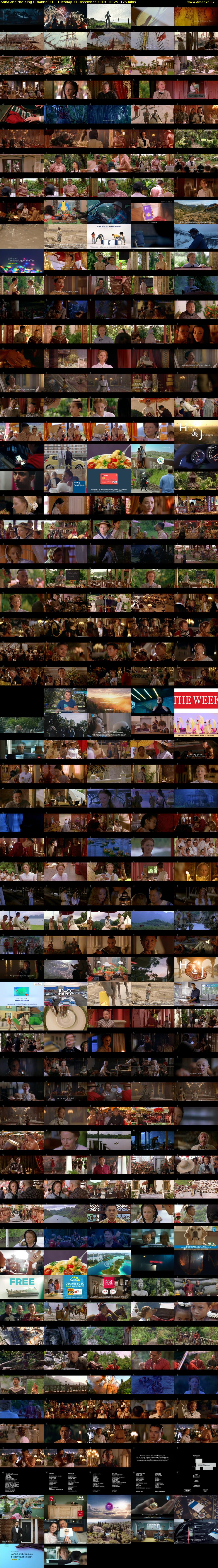 Anna and the King (Channel 4) Tuesday 31 December 2019 10:25 - 13:20