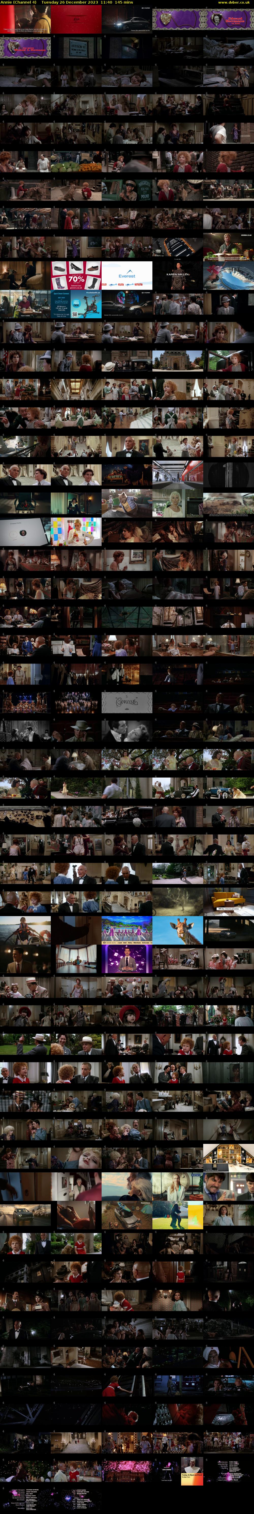 Annie (Channel 4) Tuesday 26 December 2023 11:40 - 14:05