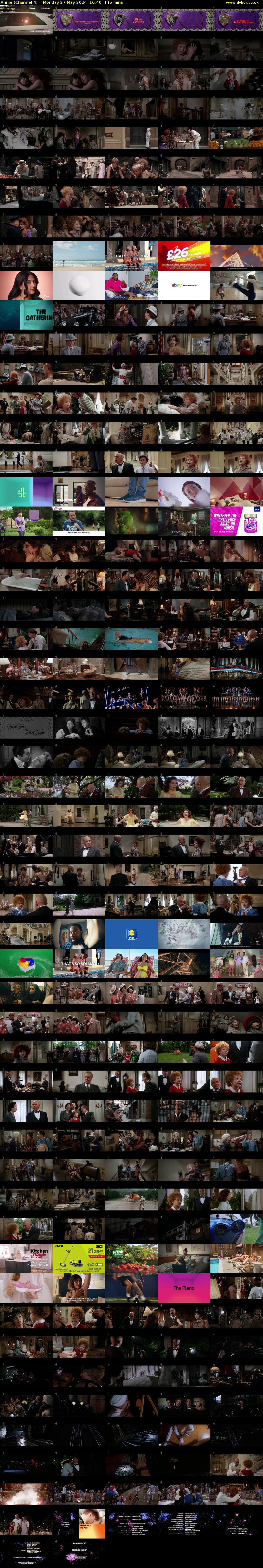 Annie (Channel 4) Monday 27 May 2024 10:40 - 13:05
