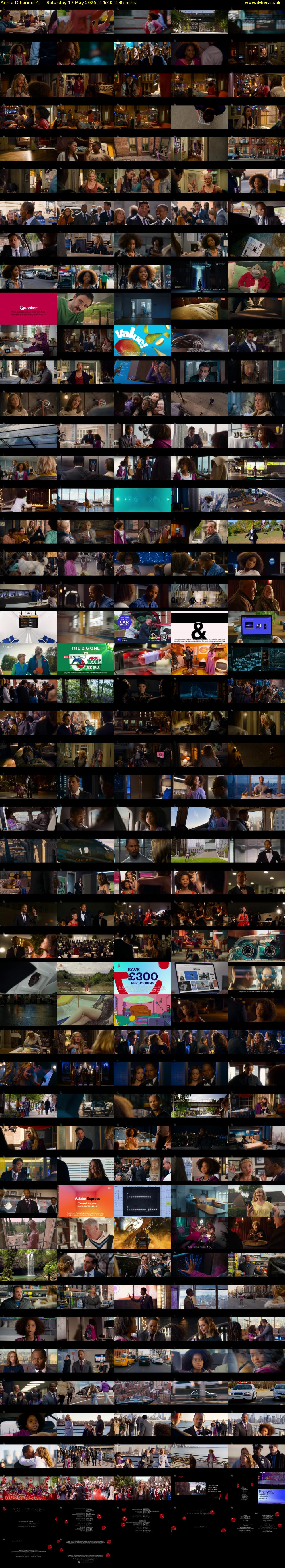 Annie (Channel 4) Saturday 17 May 2025 14:40 - 16:55