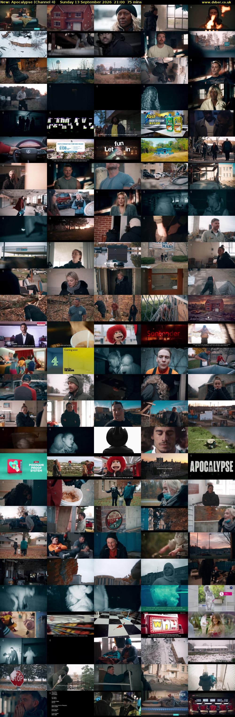 Apocalypse (Channel 4) Sunday 13 September 2026 21:00 - 22:15
