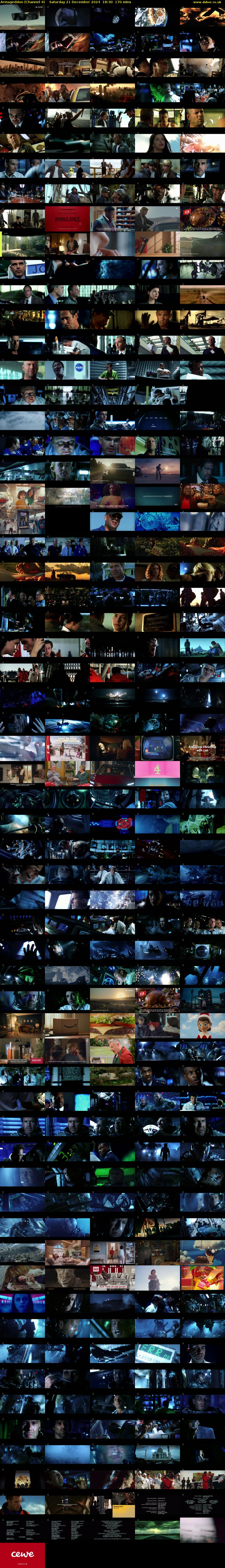 Armageddon (Channel 4) Saturday 21 December 2024 18:30 - 21:20