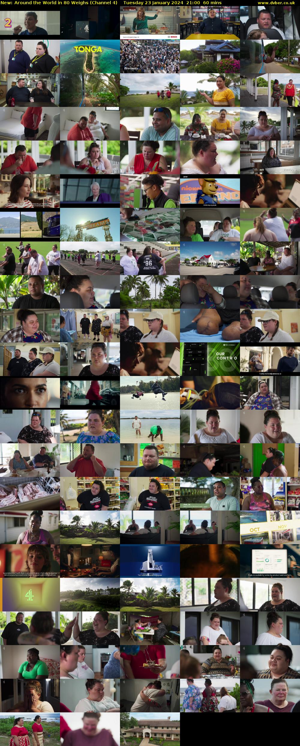 Around the World in 80 Weighs (Channel 4) Tuesday 23 January 2024 21:00 - 22:00