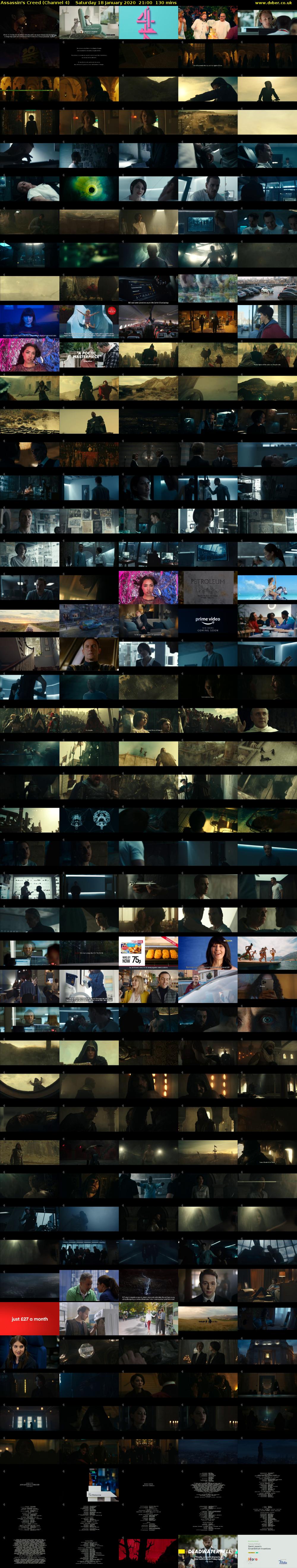 Assassin's Creed (Channel 4) Saturday 18 January 2020 21:00 - 23:10