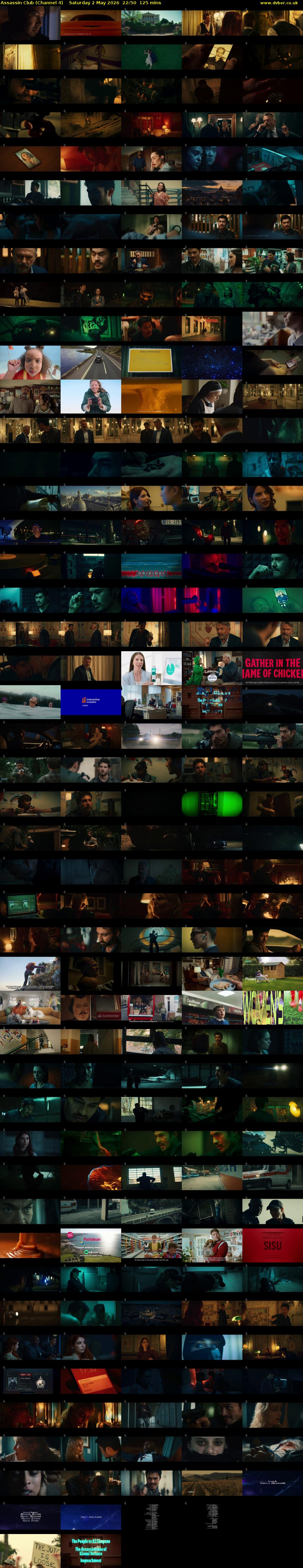 Assassin Club (Channel 4) Saturday 2 May 2026 22:50 - 00:55