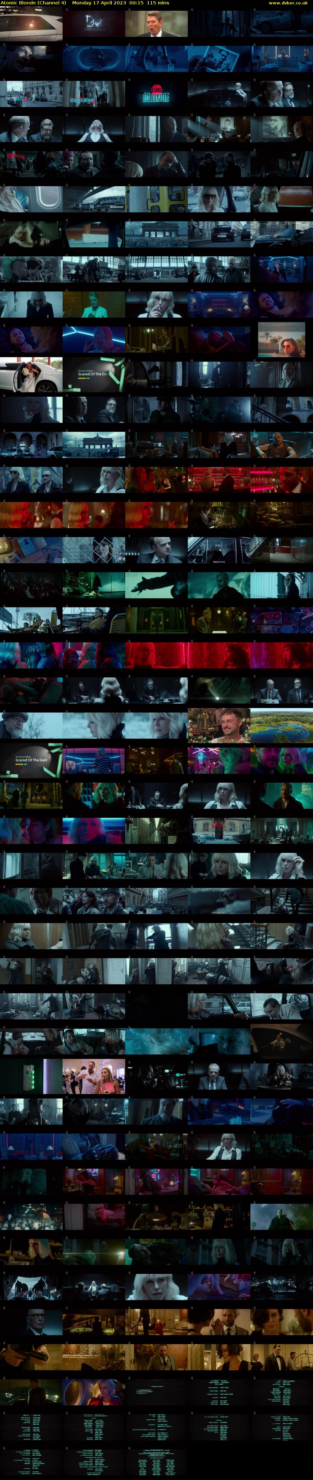 Atomic Blonde (Channel 4) Monday 17 April 2023 00:15 - 02:10