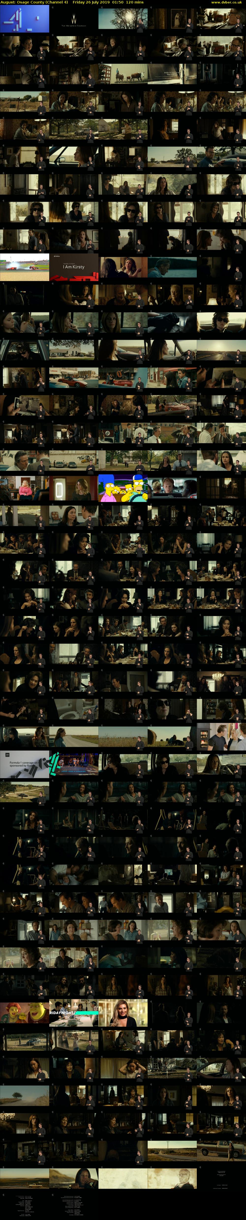 August: Osage County (Channel 4) Friday 26 July 2019 01:50 - 03:50