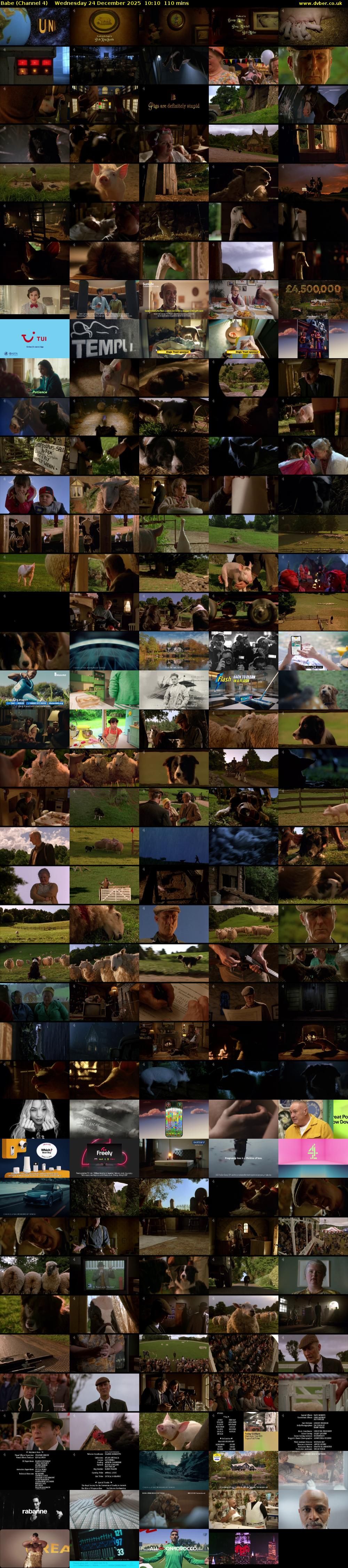 Babe (Channel 4) Wednesday 24 December 2025 10:10 - 12:00