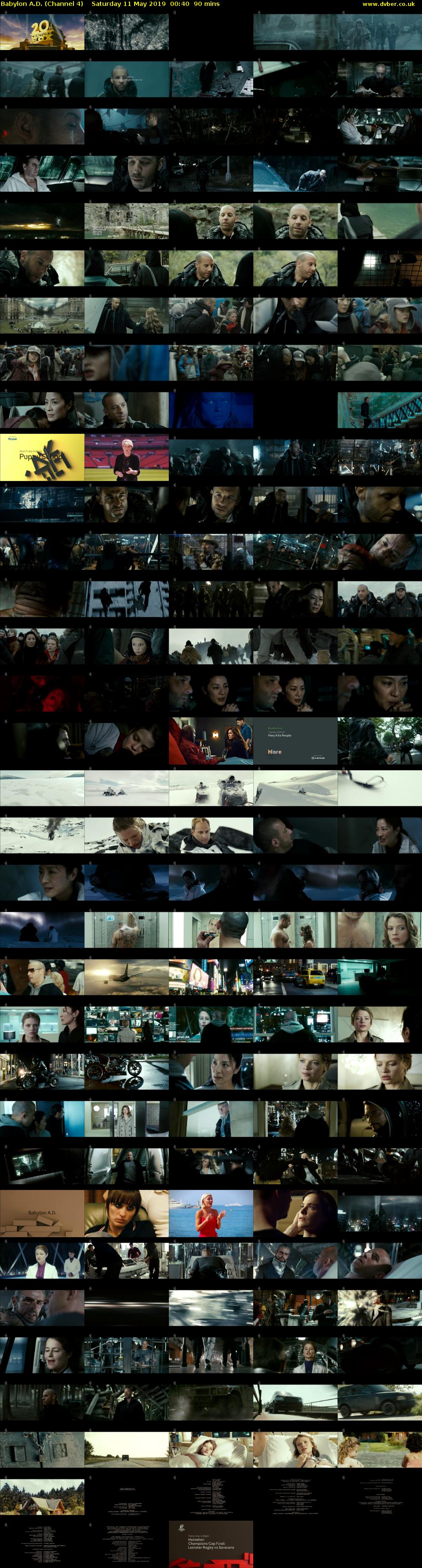 Babylon A.D. (Channel 4) Saturday 11 May 2019 00:40 - 02:10