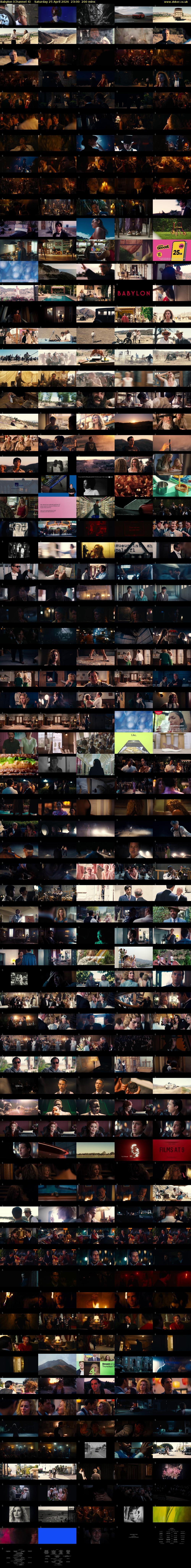 Babylon (Channel 4) Saturday 25 April 2026 23:00 - 02:20