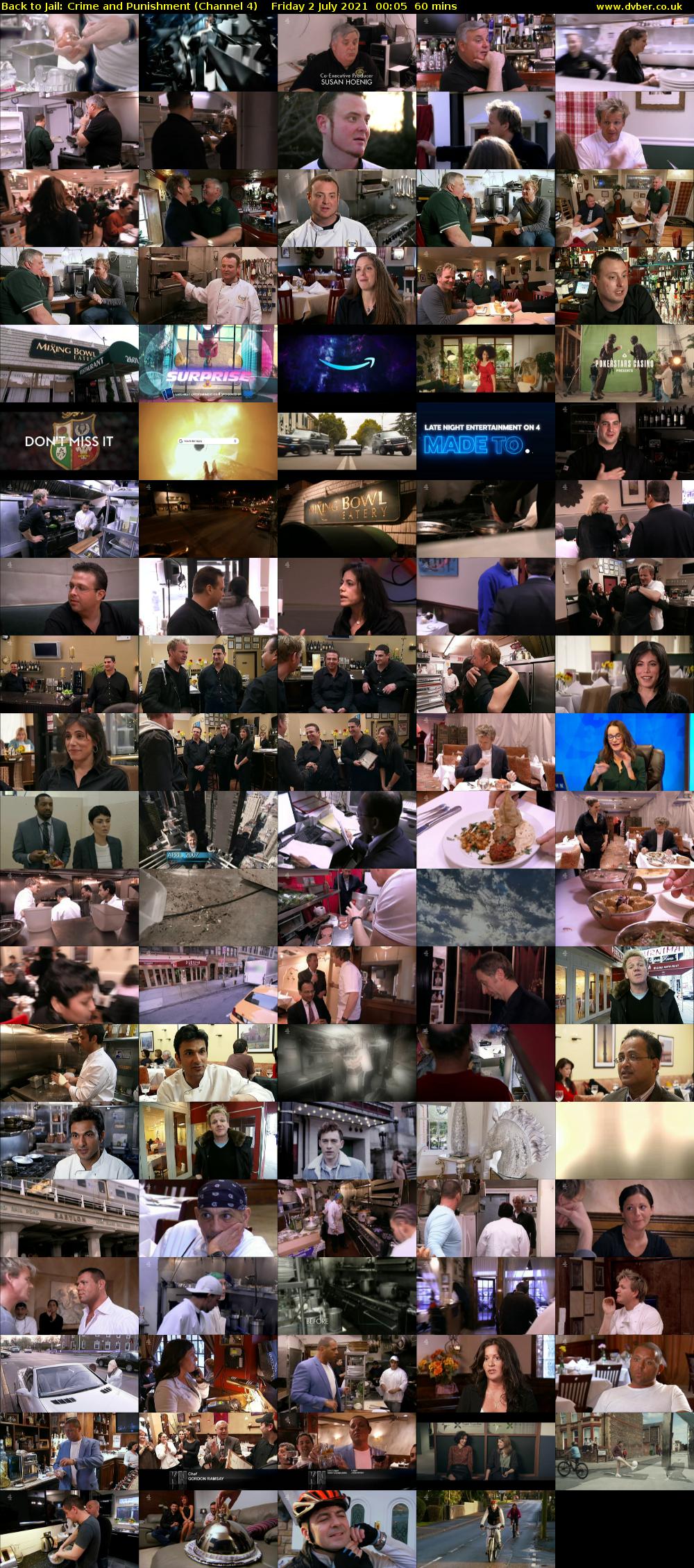 Back to Jail: Crime and Punishment (Channel 4) Friday 2 July 2021 00:05 - 01:05