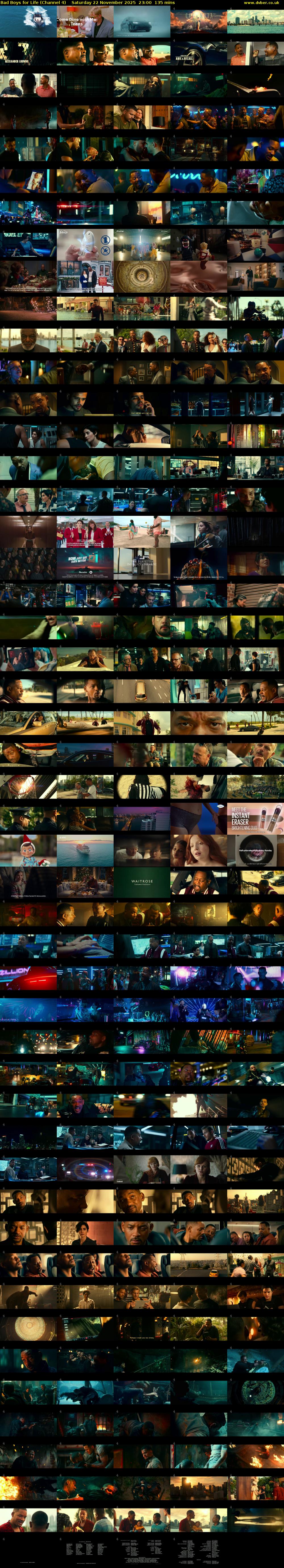 Bad Boys for Life (Channel 4) Saturday 22 November 2025 23:00 - 01:15