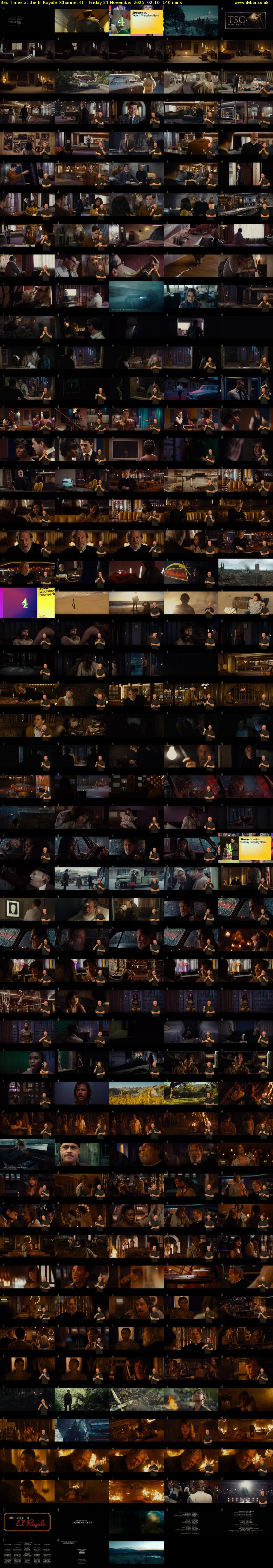 Bad Times at the El Royale (Channel 4) Friday 21 November 2025 02:10 - 04:30