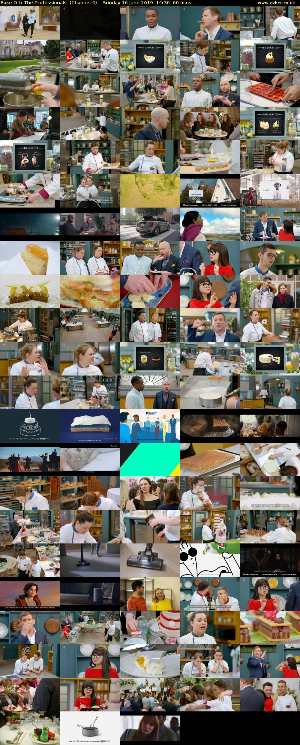 Bake Off: The Professionals  (Channel 4) Sunday 16 June 2019 14:30 - 15:30