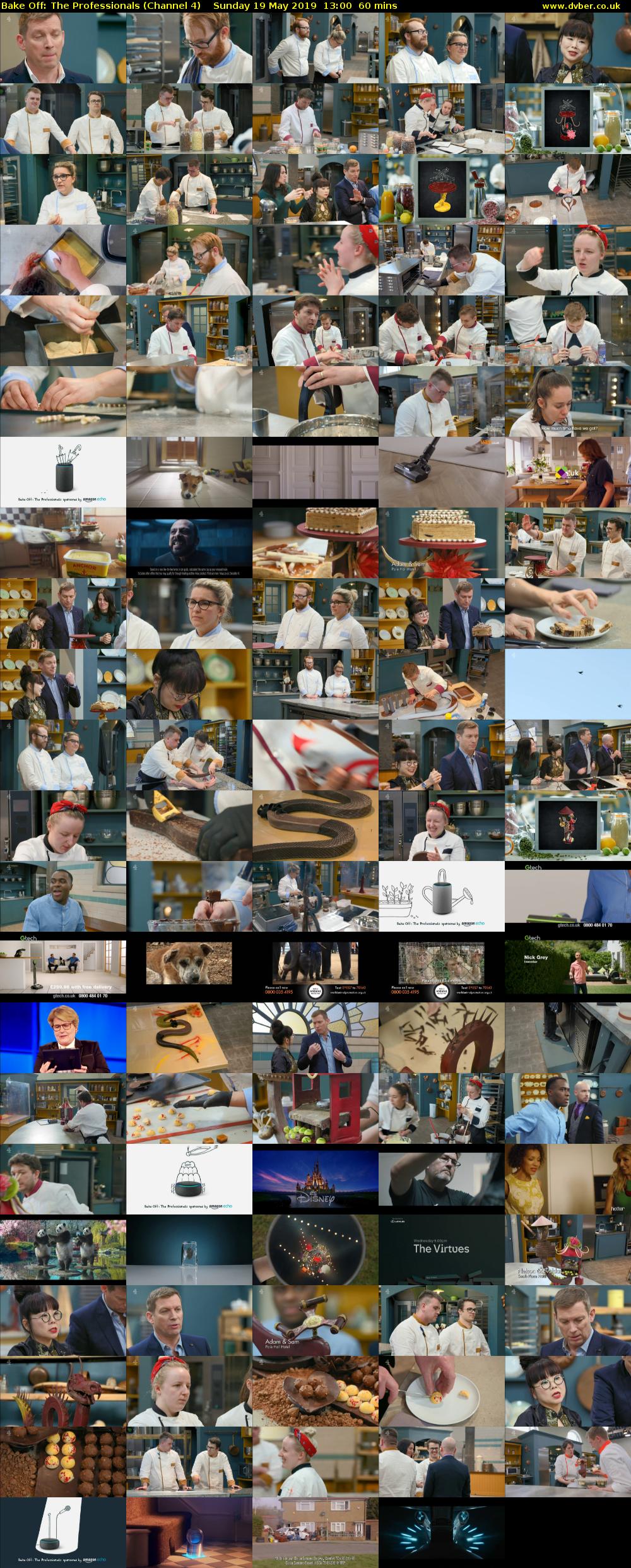 Bake Off: The Professionals (Channel 4) Sunday 19 May 2019 13:00 - 14:00