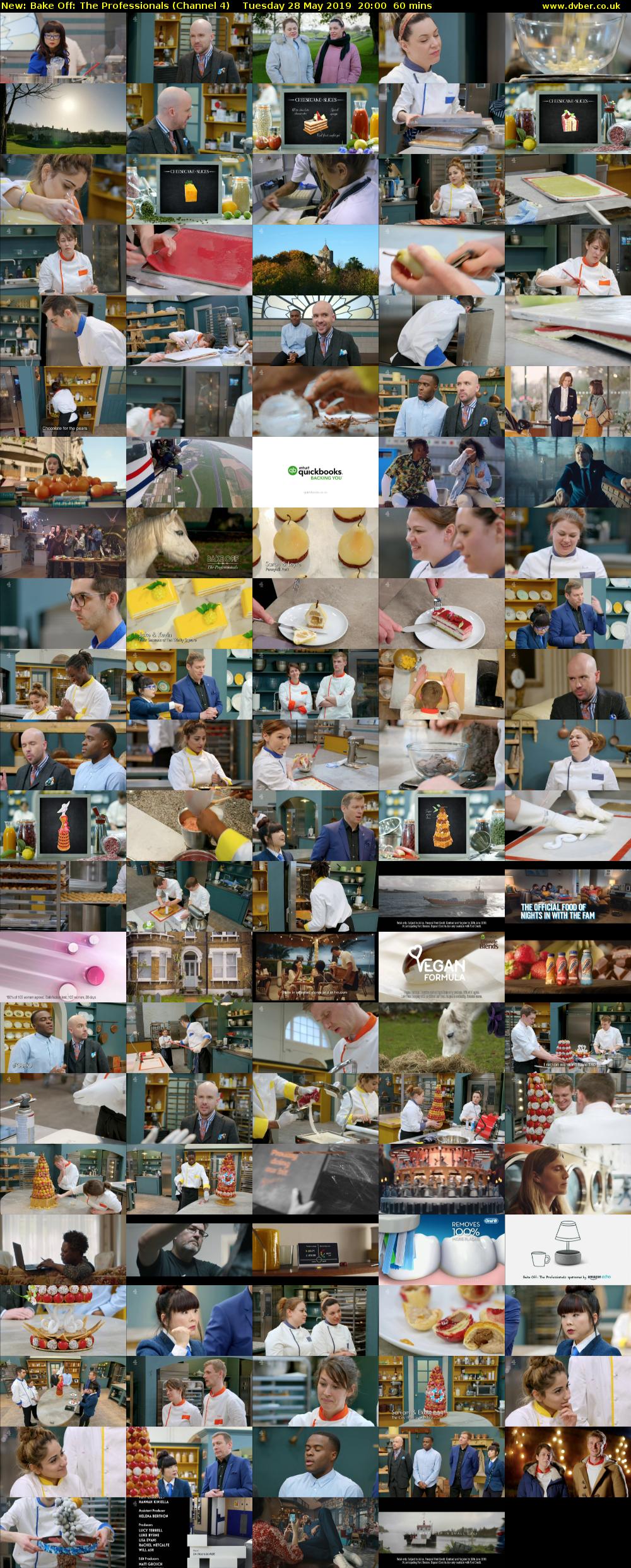 Bake Off: The Professionals (Channel 4) Tuesday 28 May 2019 20:00 - 21:00