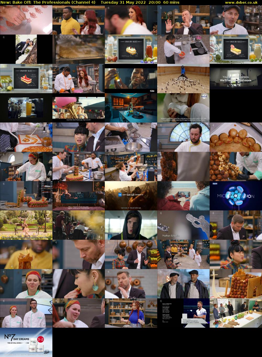 Bake Off: The Professionals (Channel 4) Tuesday 31 May 2022 20:00 - 21:00