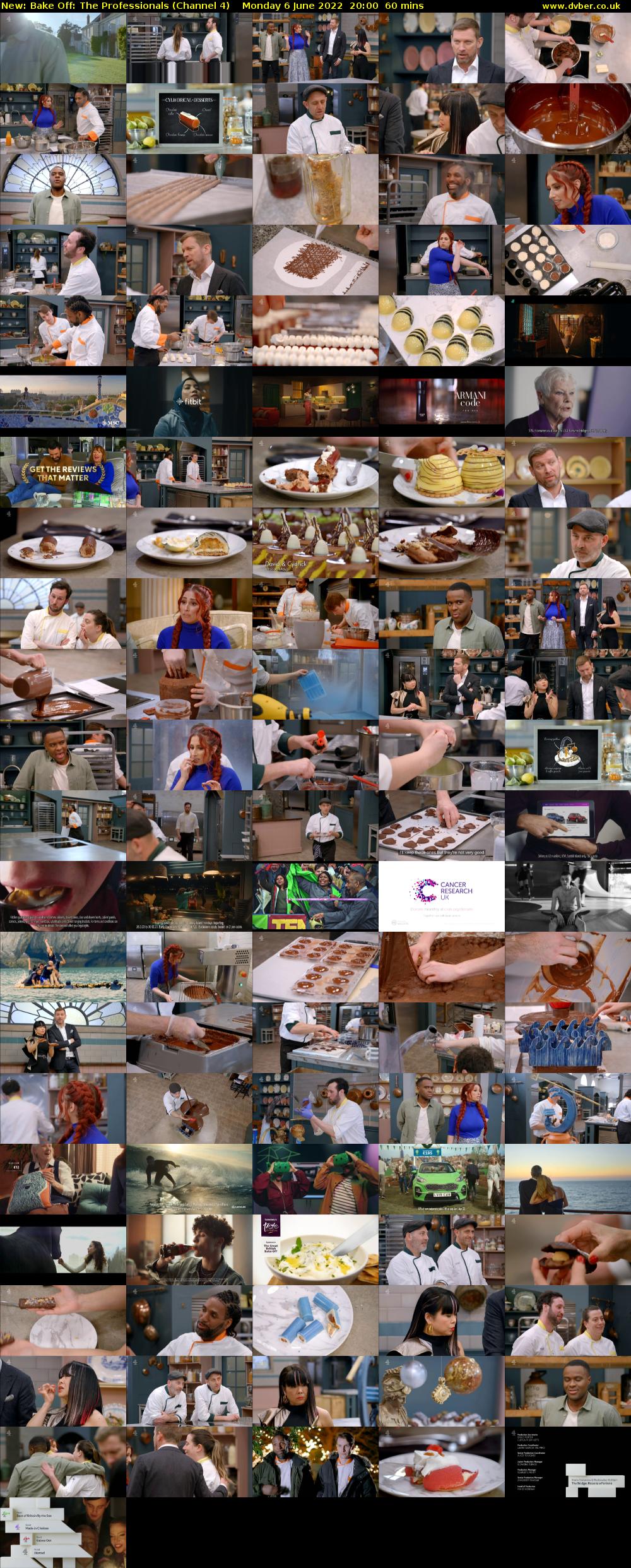 Bake Off: The Professionals (Channel 4) Monday 6 June 2022 20:00 - 21:00