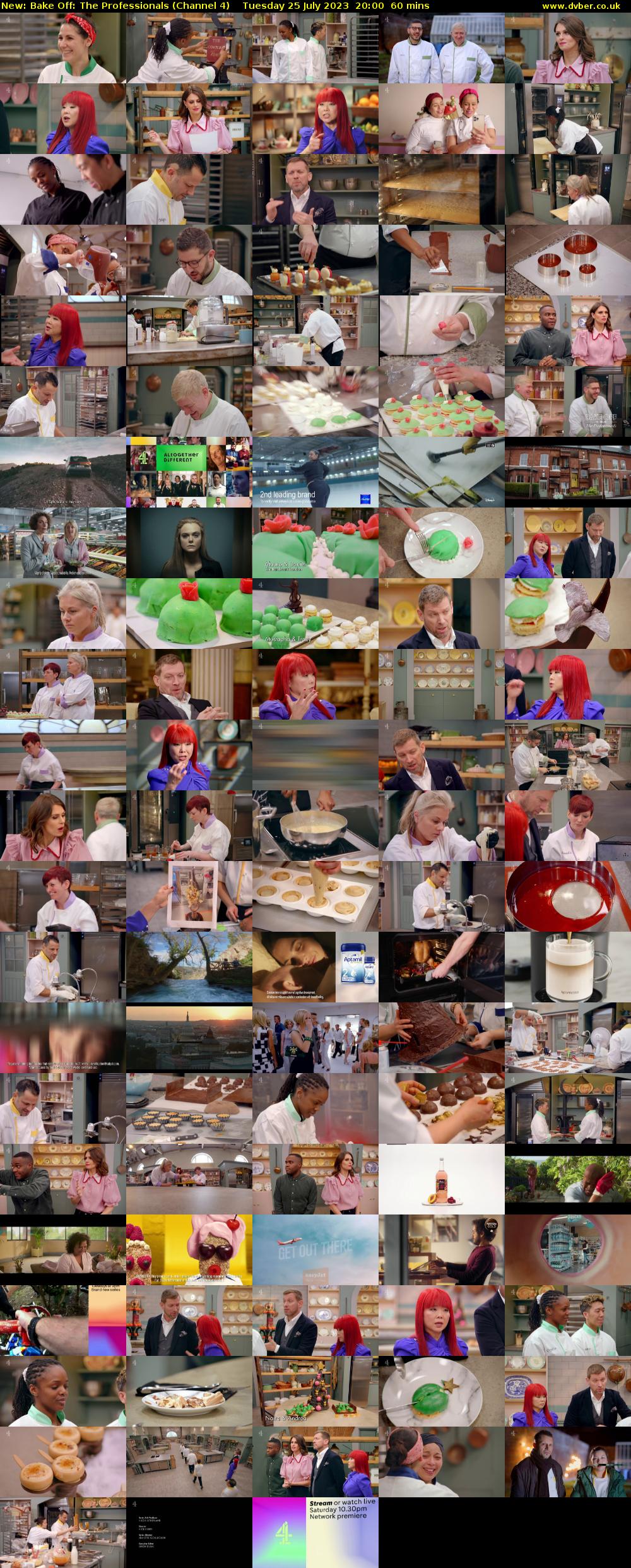 Bake Off: The Professionals (Channel 4) Tuesday 25 July 2023 20:00 - 21:00