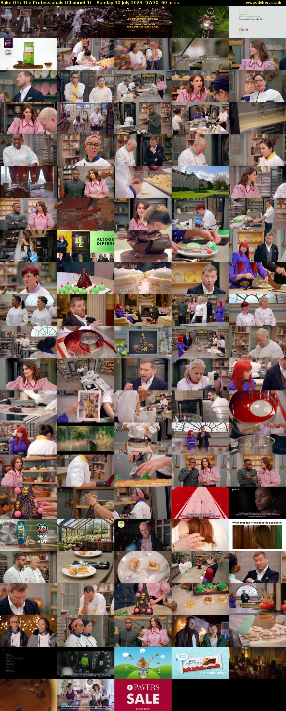 Bake Off: The Professionals (Channel 4) Sunday 30 July 2023 07:30 - 08:30