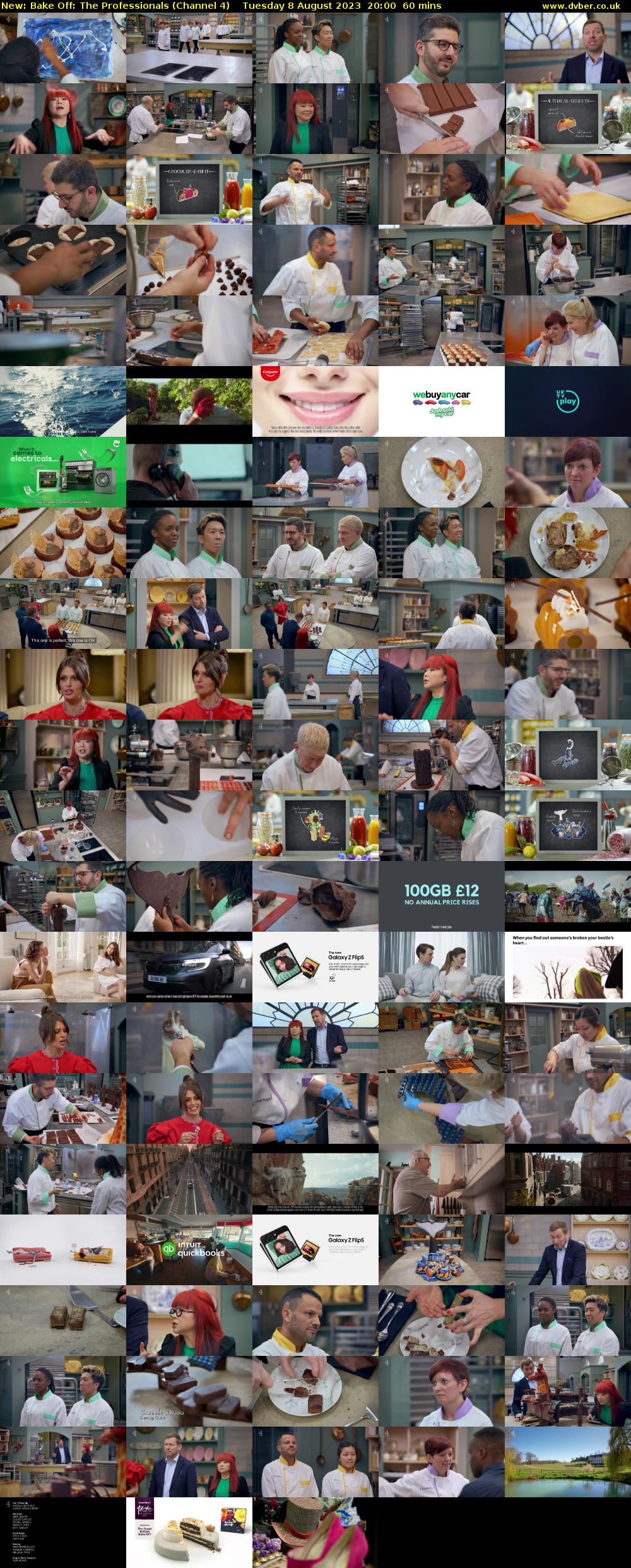 Bake Off: The Professionals (Channel 4) Tuesday 8 August 2023 20:00 - 21:00