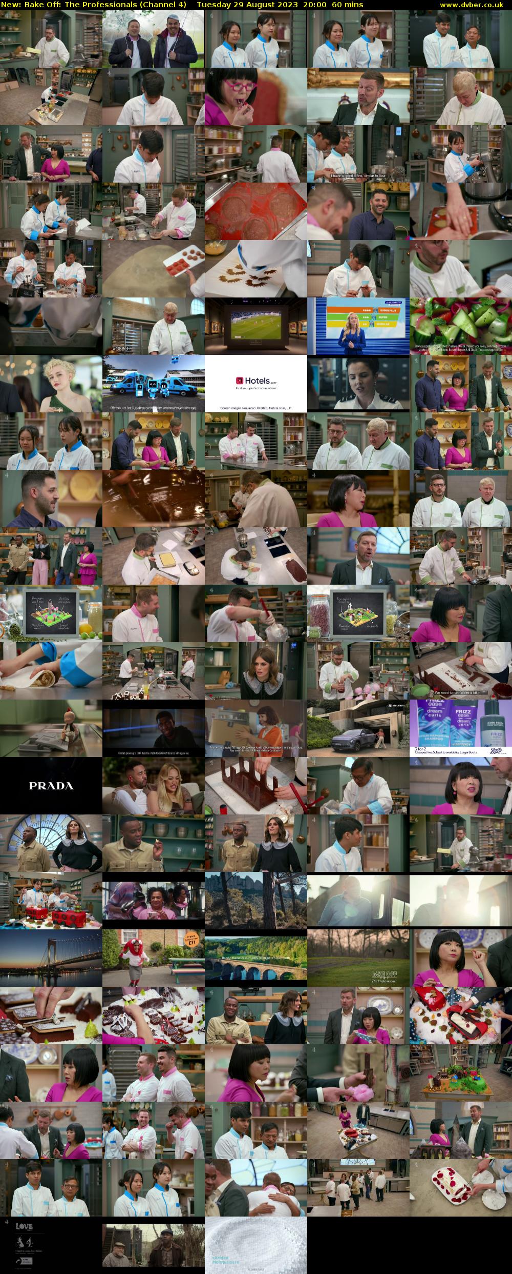 Bake Off: The Professionals (Channel 4) Tuesday 29 August 2023 20:00 - 21:00