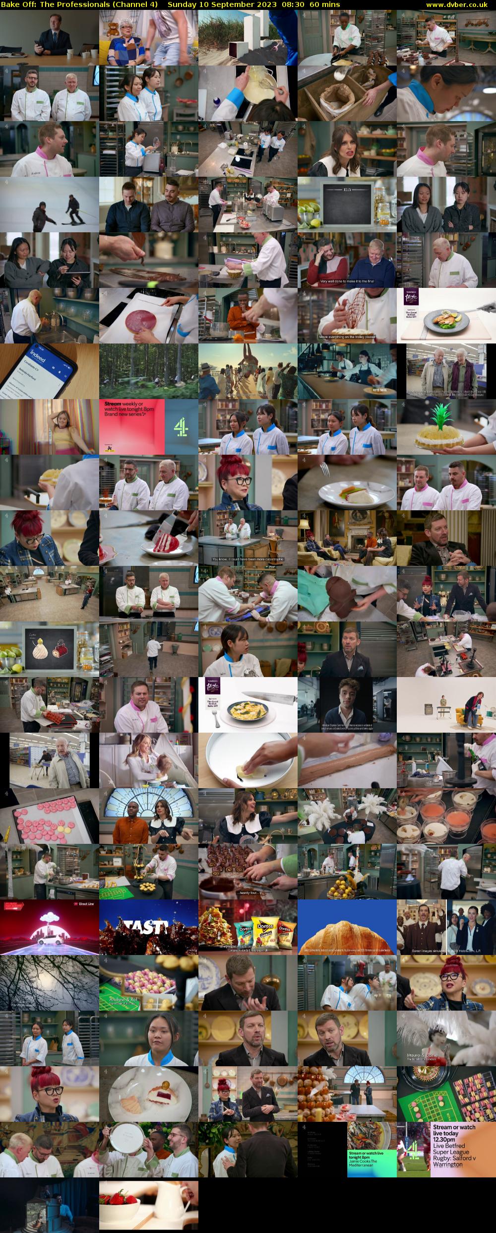 Bake Off: The Professionals (Channel 4) Sunday 10 September 2023 08:30 - 09:30
